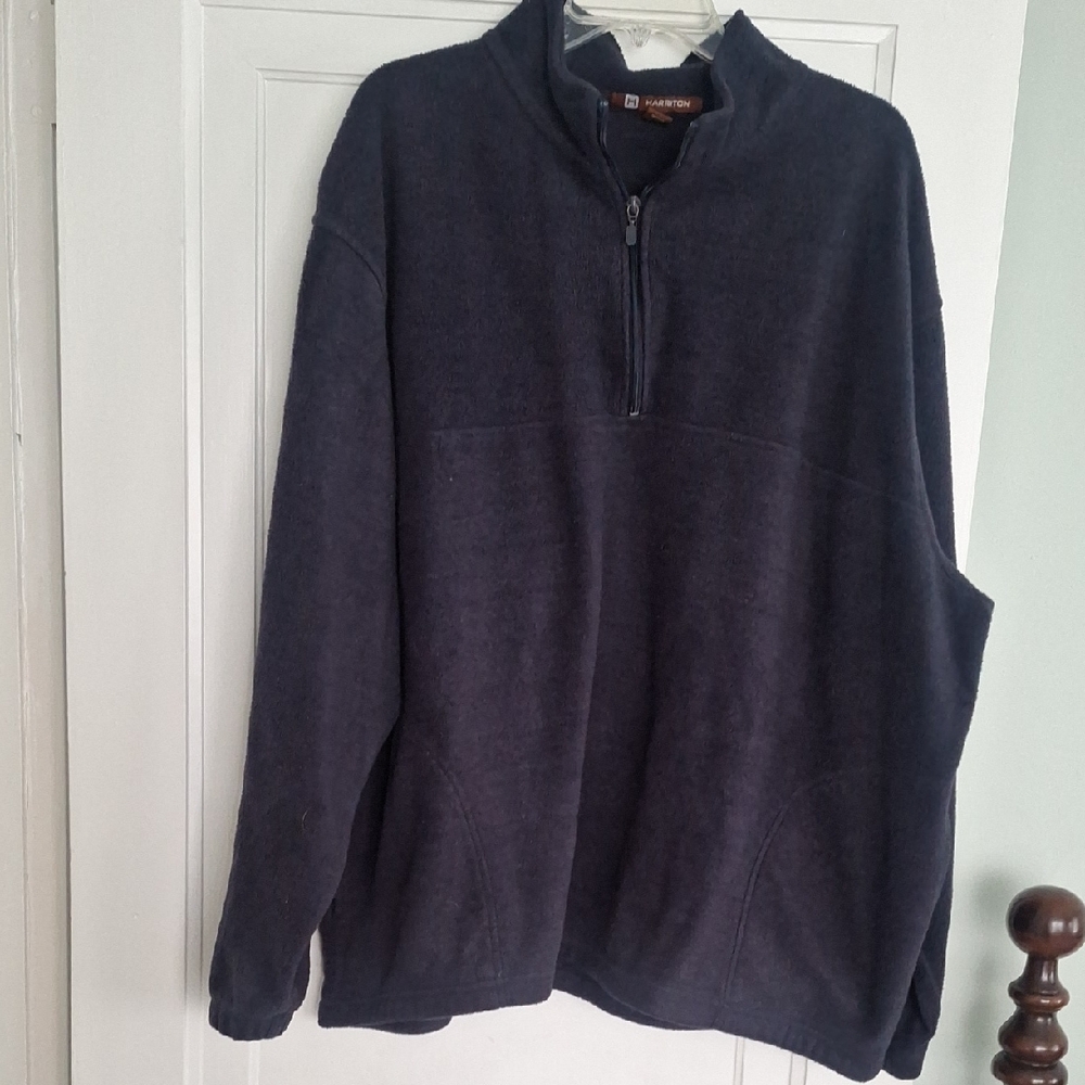 Men's Half-Zip Fleece Pullover - Dark Navy